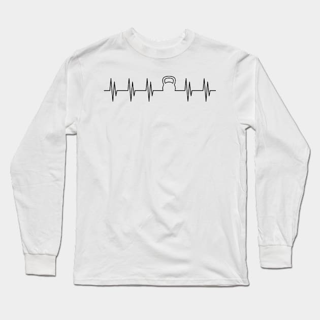 Kettlebeat Long Sleeve T-Shirt by Birding_by_Design